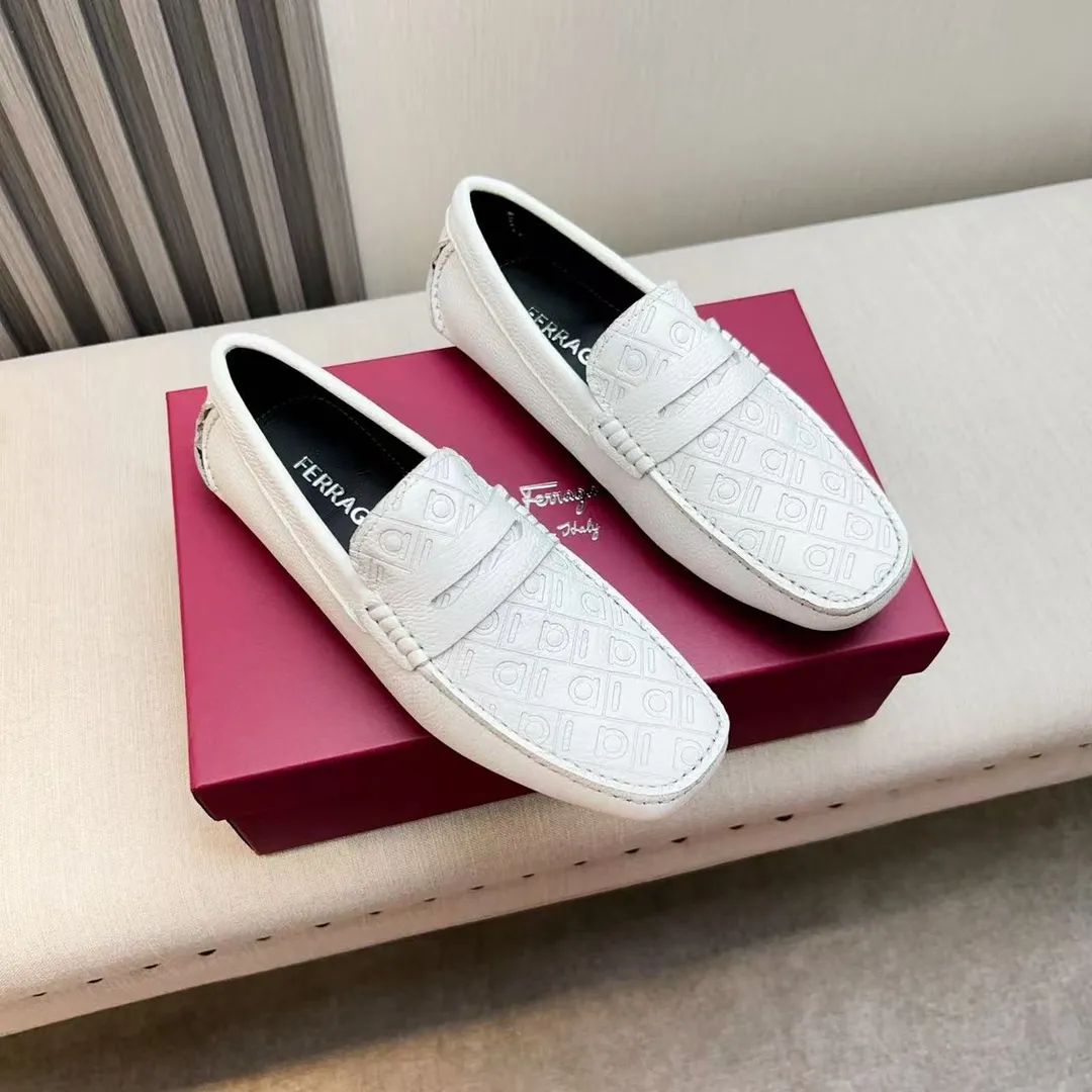 Men's men's shoes 💰620 Ferragamo new high-end quality 🔥 imported lychee pattern ➕ cowhide lining size 38-45